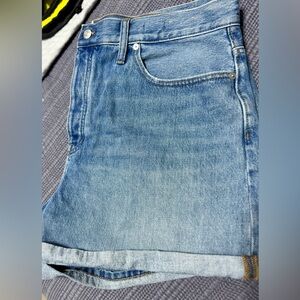 Madewell The Dad Jean Short | Size 32 | High Rise Relaxed Denim
